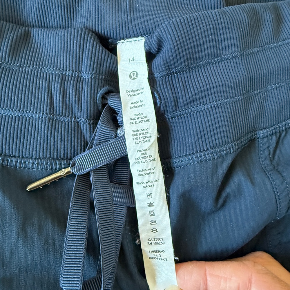 lululemon athletica Navy Adapted State Mid-rise Jogger